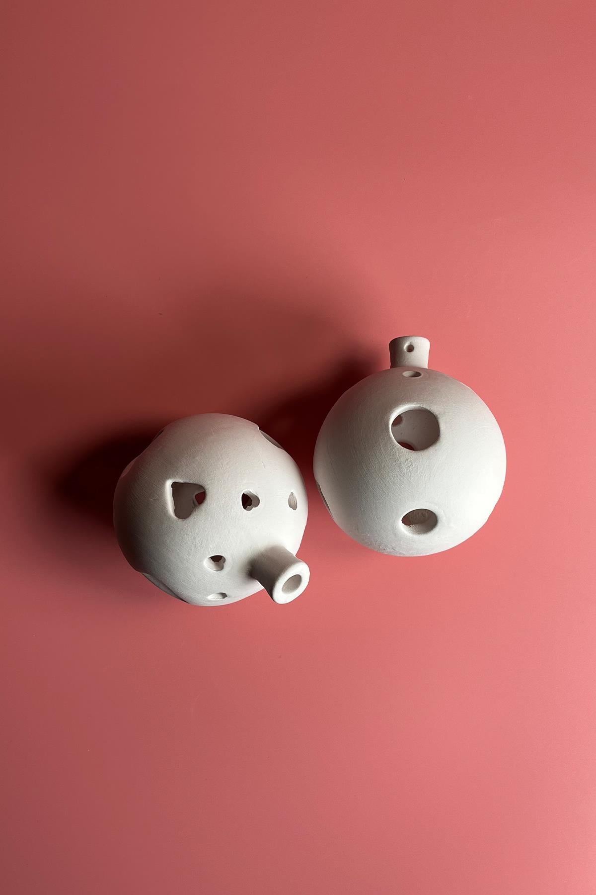 Yılbaşı Topu - Seramik Bisküvi