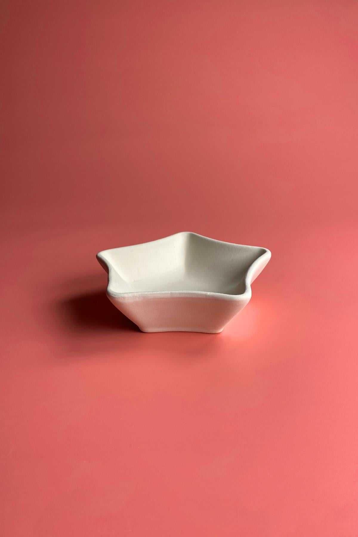 Coupelle Étoile en Biscuit Céramique