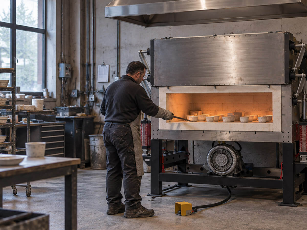 RTG 300 Gas-Fired Cupellation Furnace Industrial Installation