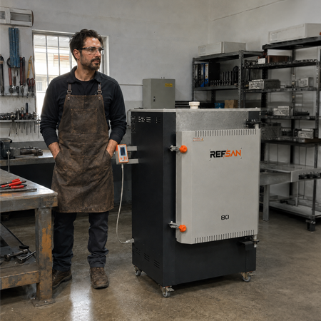 RS80 80 Litre Önden Yüklemeli Tavlama ve Isıl İşlem Fırını
