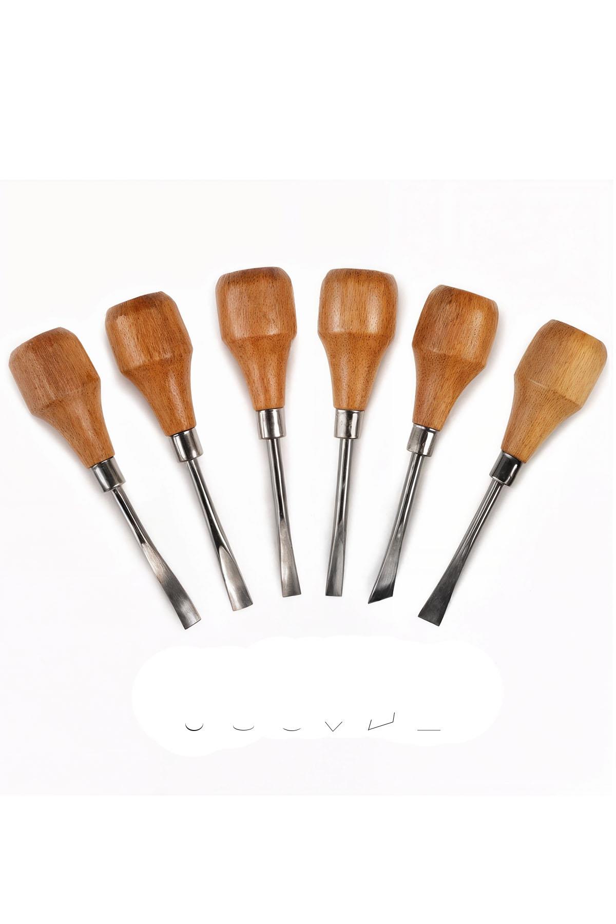 Ahşap Saplı 6'Li Kazıma Takımı