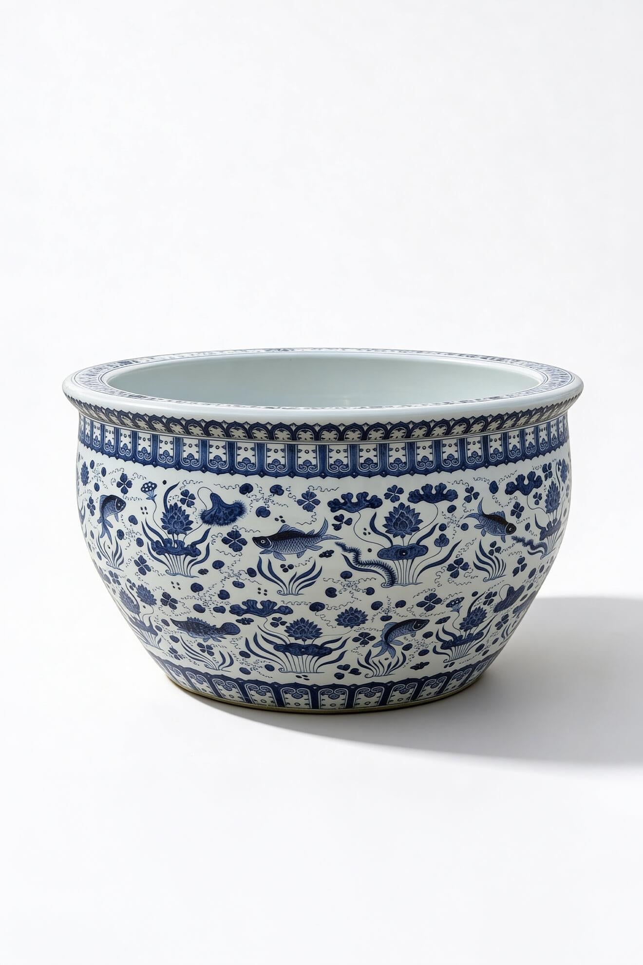 Chinoiserie Dokaratif Porselen Saksı 150 x 100 cm