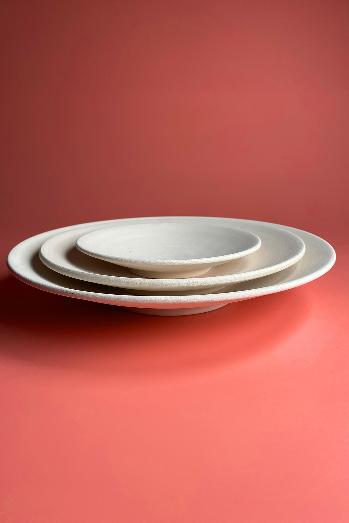 Deep Plate Tile Bisque