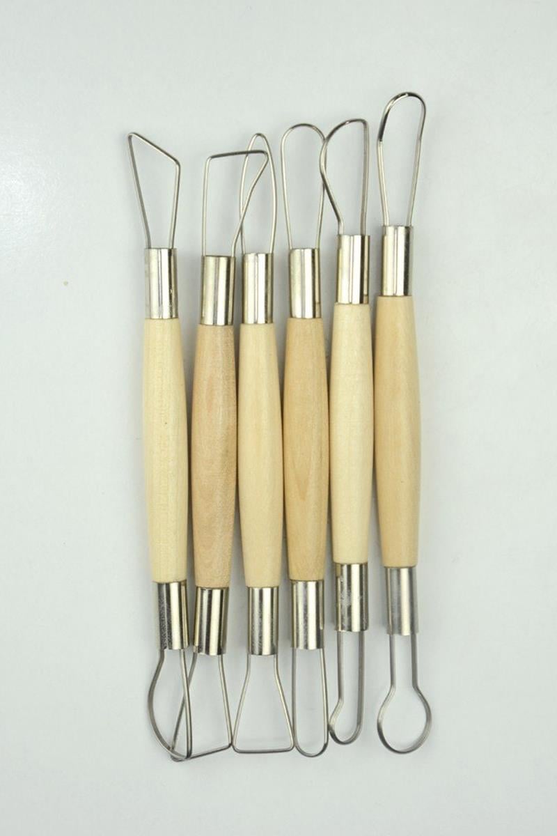 Bottom Set 6 Pieces With Wooden Handle