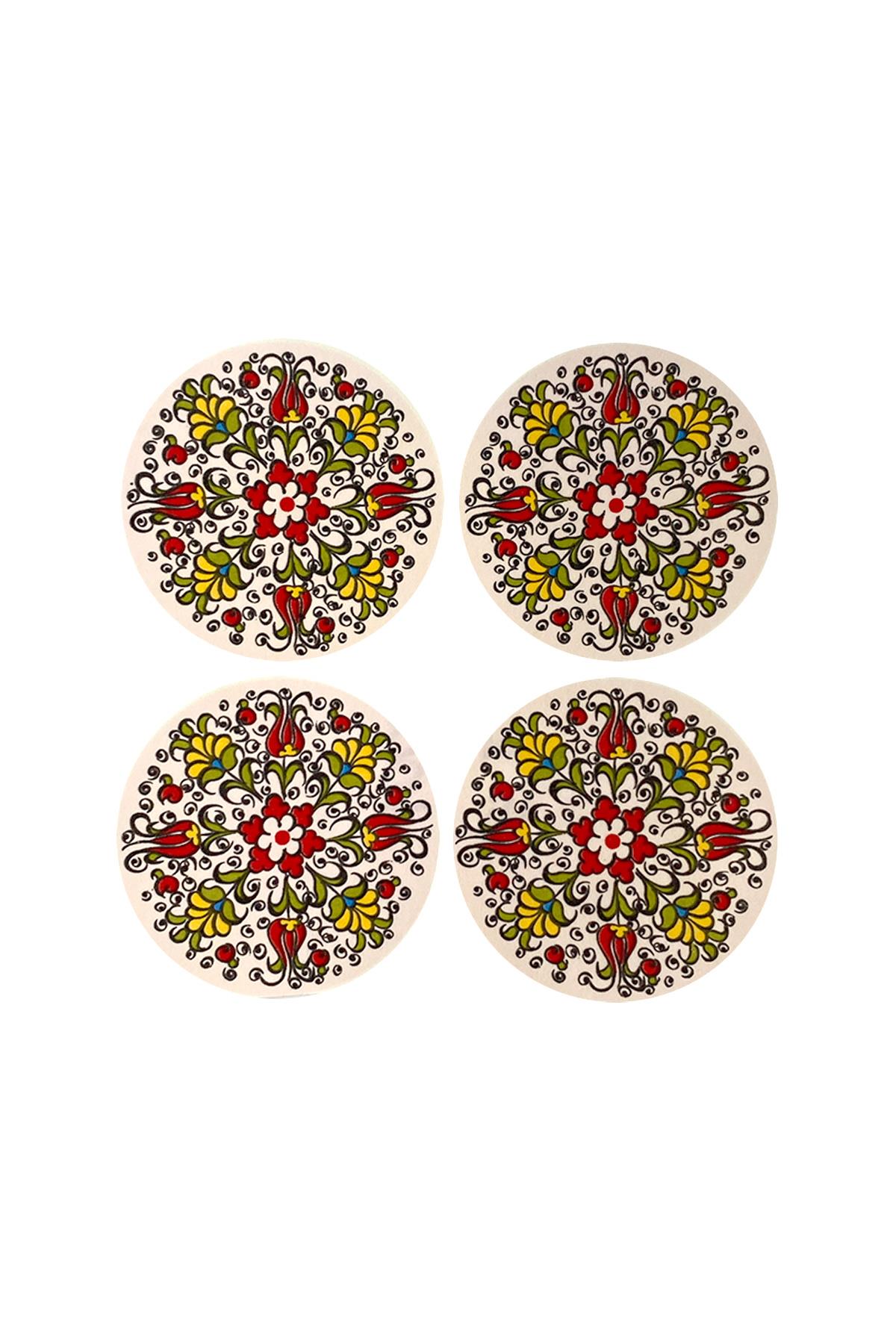 E262-5 Çini Desenli Sır Altı Dekal 13x13 cm