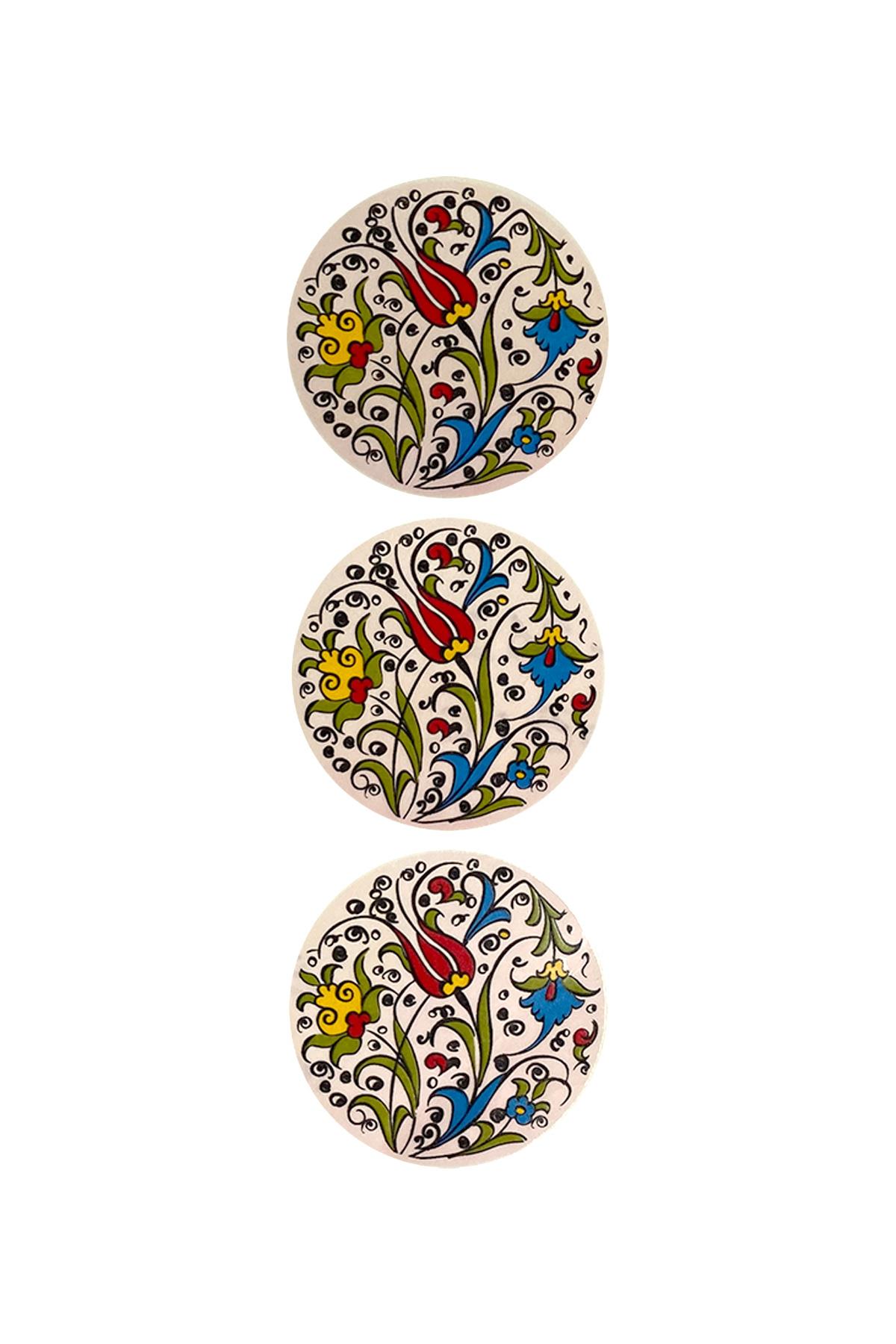 E262-7 Çini Desenli Sır Altı Dekal 7x20 cm