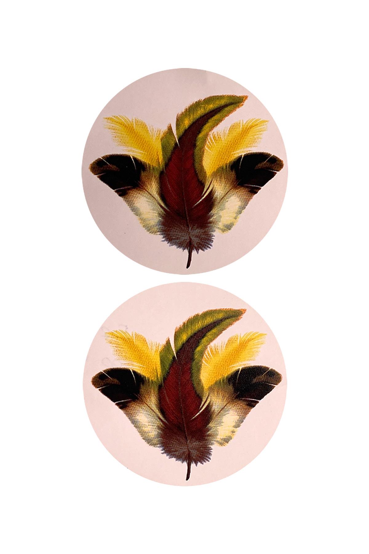 E268-2 Çini Desenli Sır Altı Dekal 17x32 cm