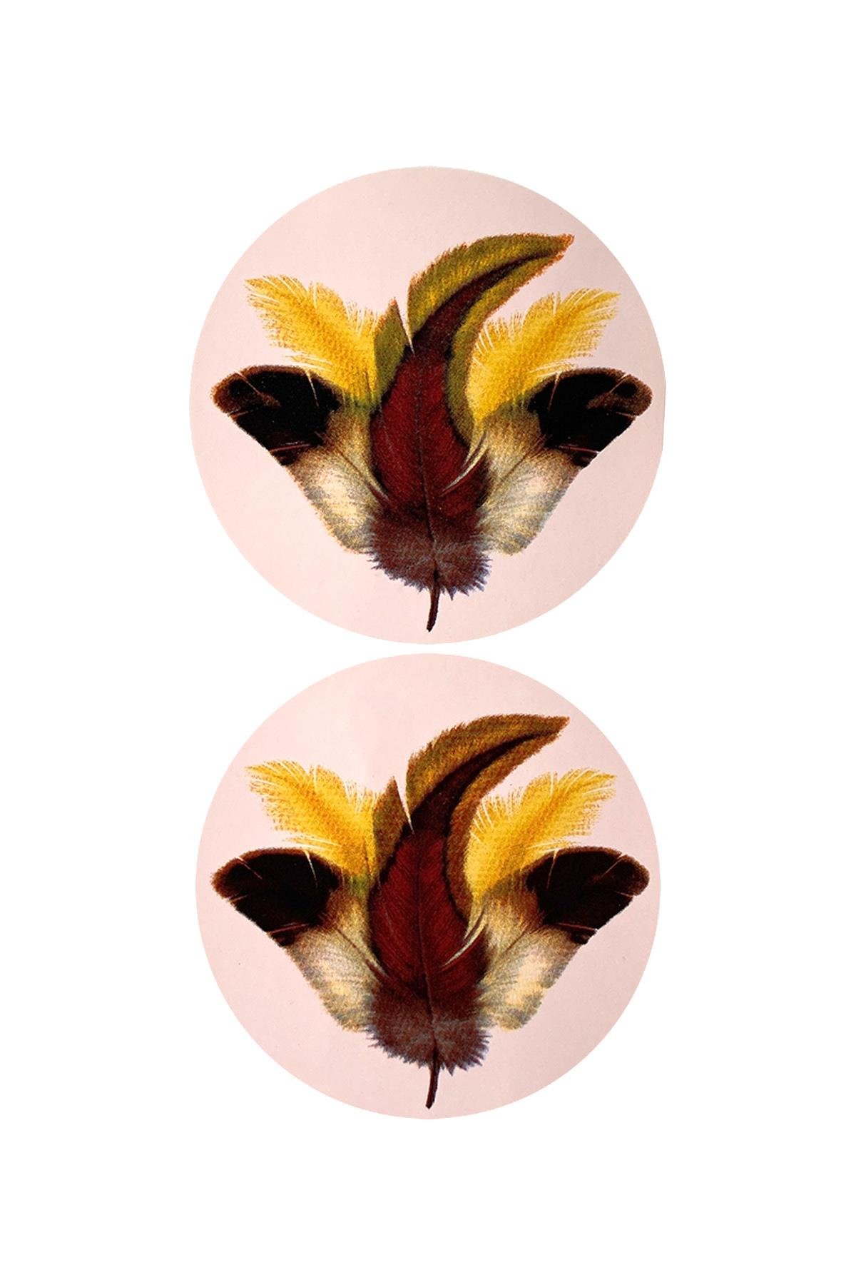 E268-4 Çini Desenli Sır Altı Dekal 13x25 cm