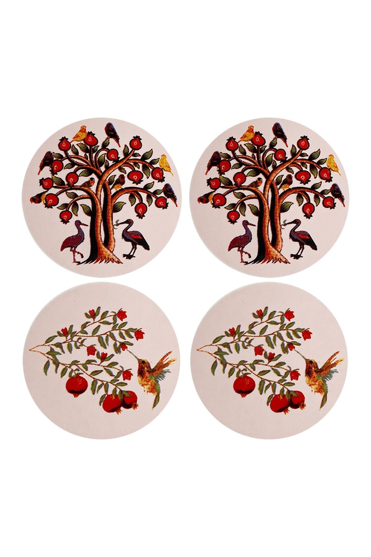 E268-7 Doğa Desenli Sır Altı Dekal 7 cm