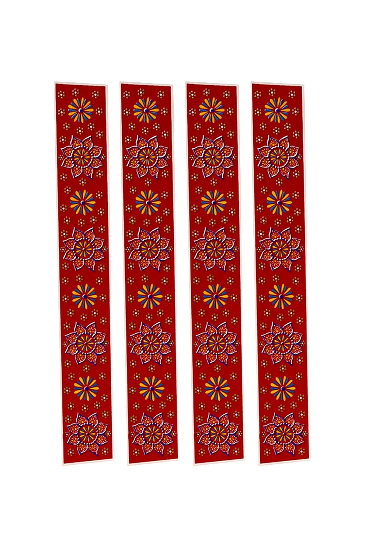 E270-6 Çini Desenli Sır Altı Dekal 3x23 cm