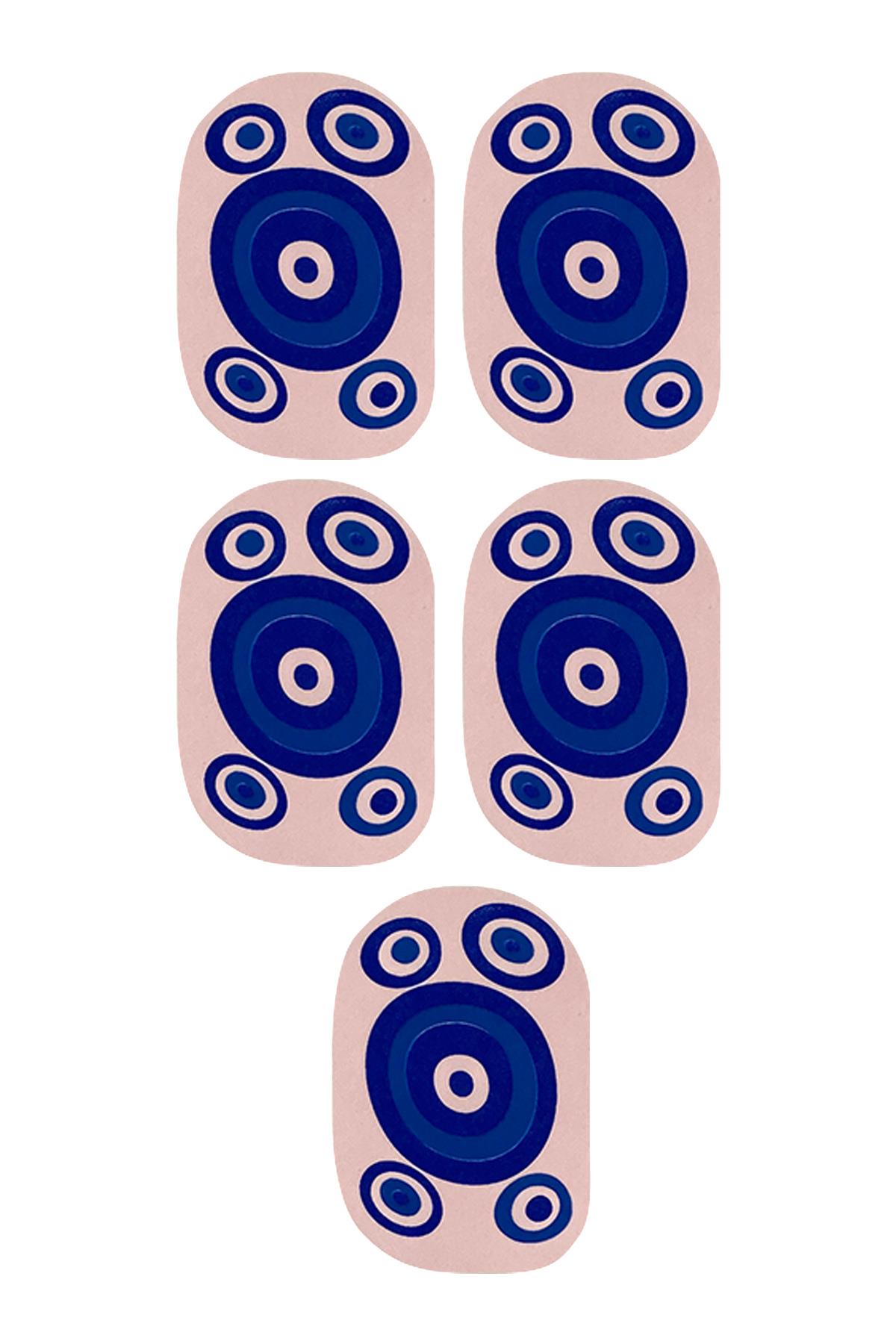 E488-1 Çini Desenli Sır Altı Dekal 5x7 cm