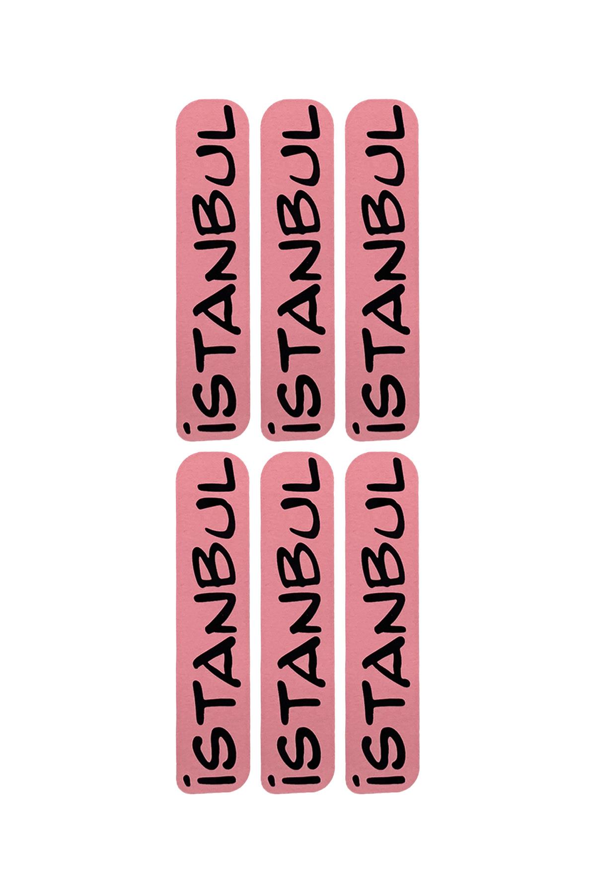 E697-3 İstanbul Desenli Sır Altı Dekal 3x11 cm
