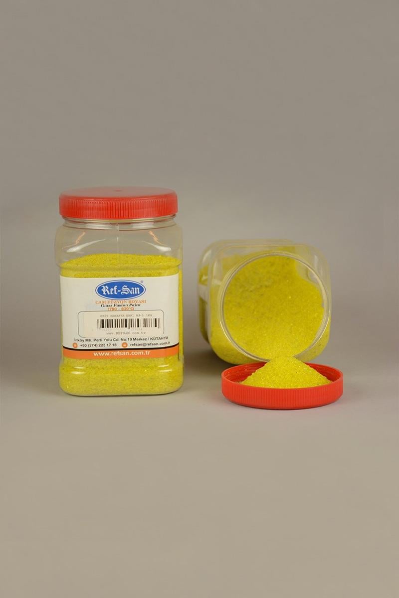 Frıt B3-1 Kanarya Sarı | Cam Füzyon Boyası
