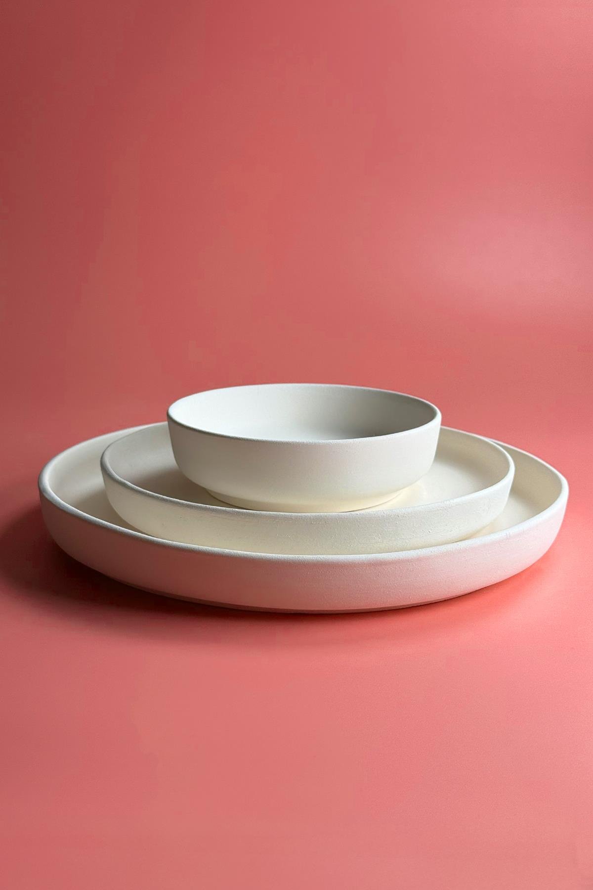 Kampçı Yemek Takımı Seramik Bisküvi