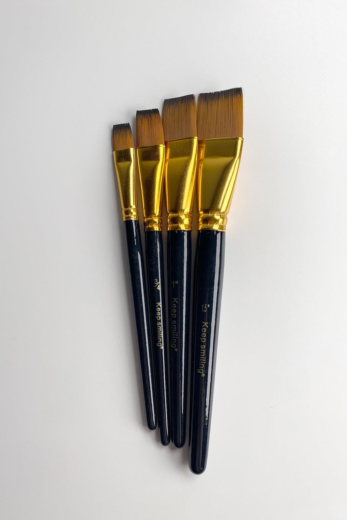 Keep Smiling A0176 Düz Uçlu Fırça Seti