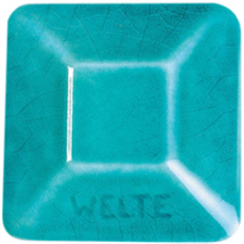 Keramik Glasur Persisch-blau Craquelé - 1kg Für 1020-1080°C