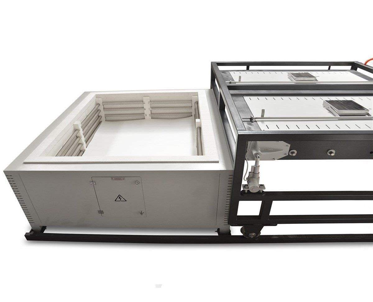 Печь для обжига керамики с санями