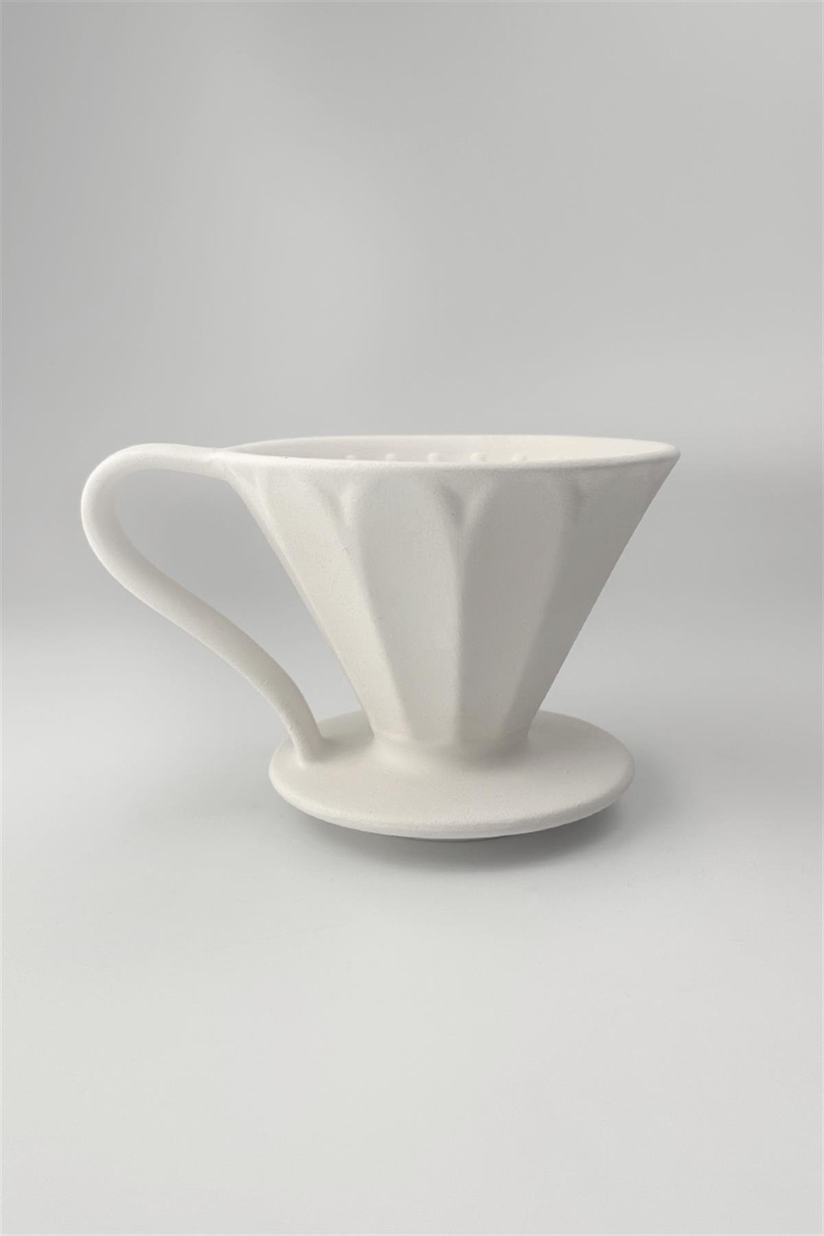 Дриппер Lotus V60 (02) керамический бисквит