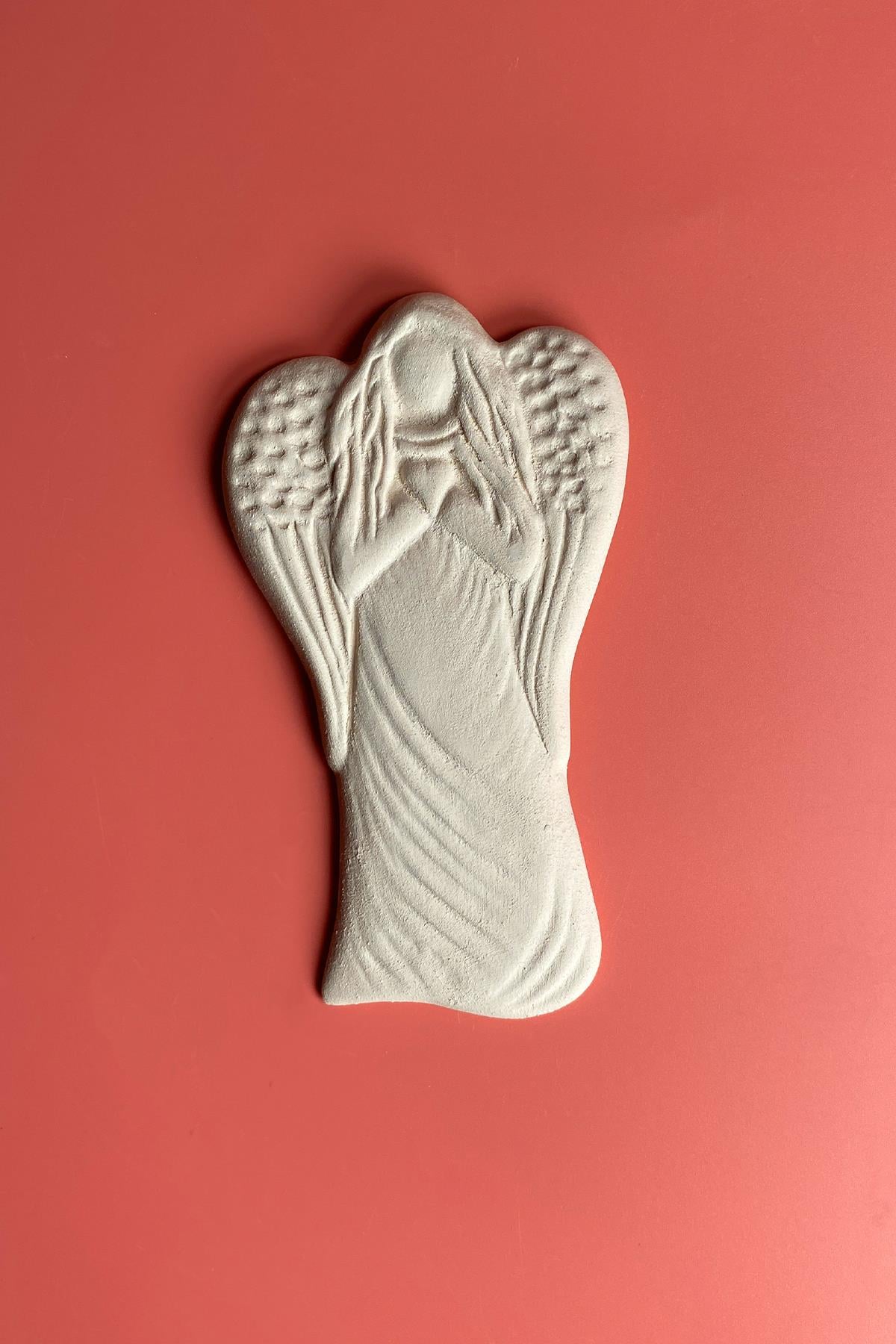 Angel M2 Plaque Ceramic Bisque