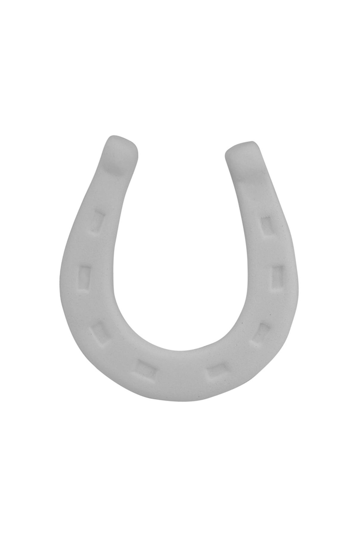 Horseshoe Plaque Ceramic Bisque