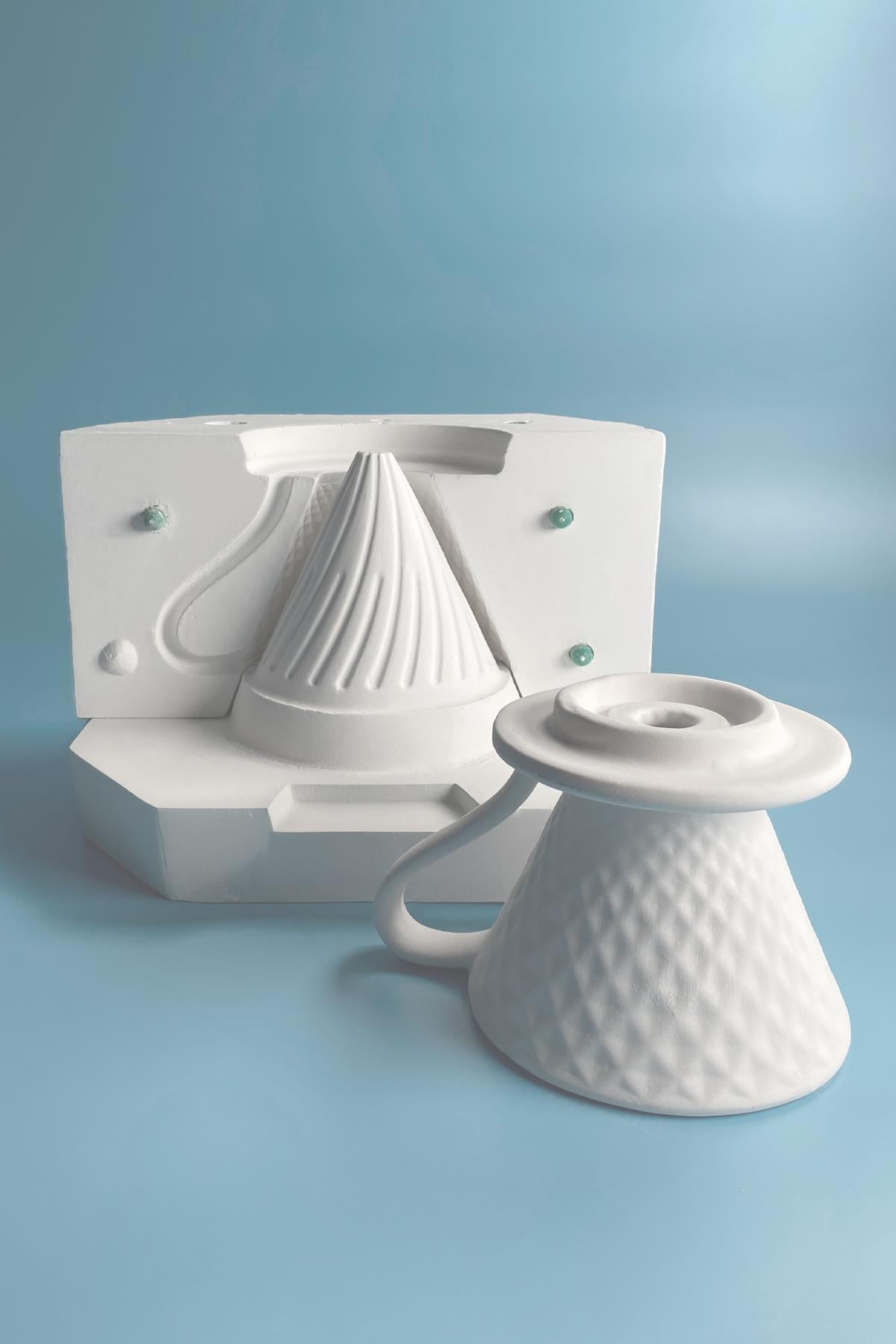 Prism Dripper Plaster Mold
