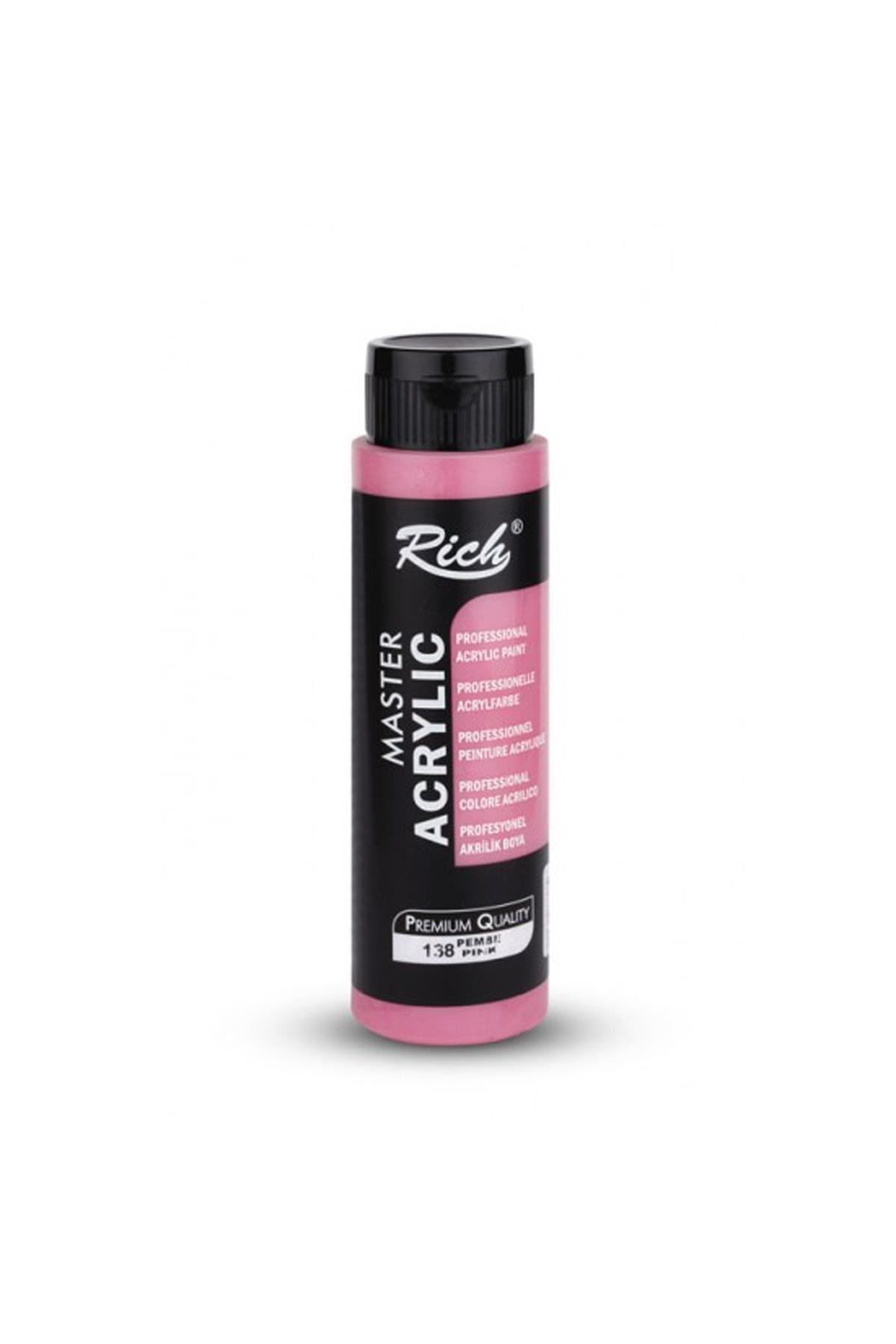 Rich Master Akrilik Boya - 02344 Pembe 500 ml