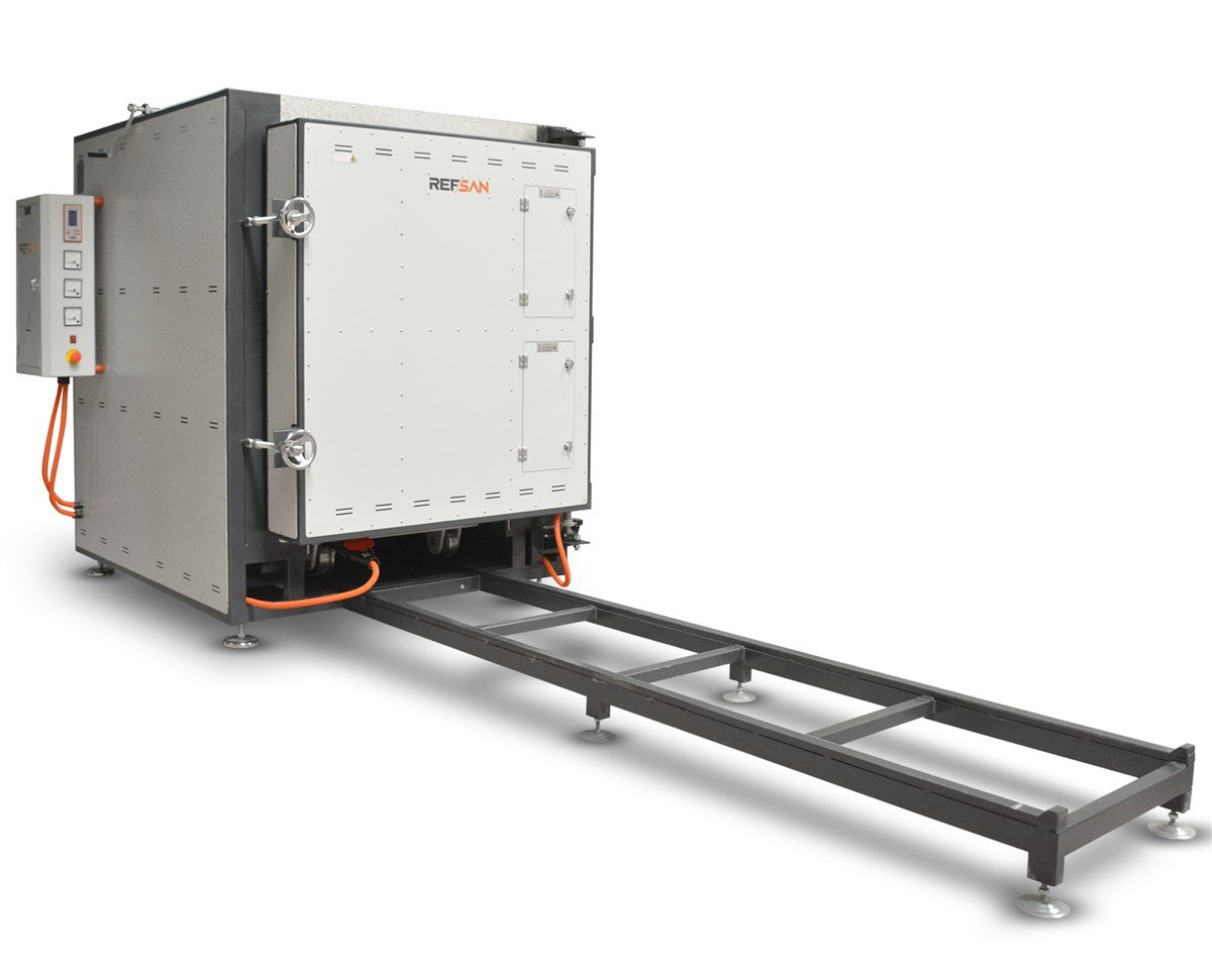 Печь для обжига плитки RSA1000 с тележкой