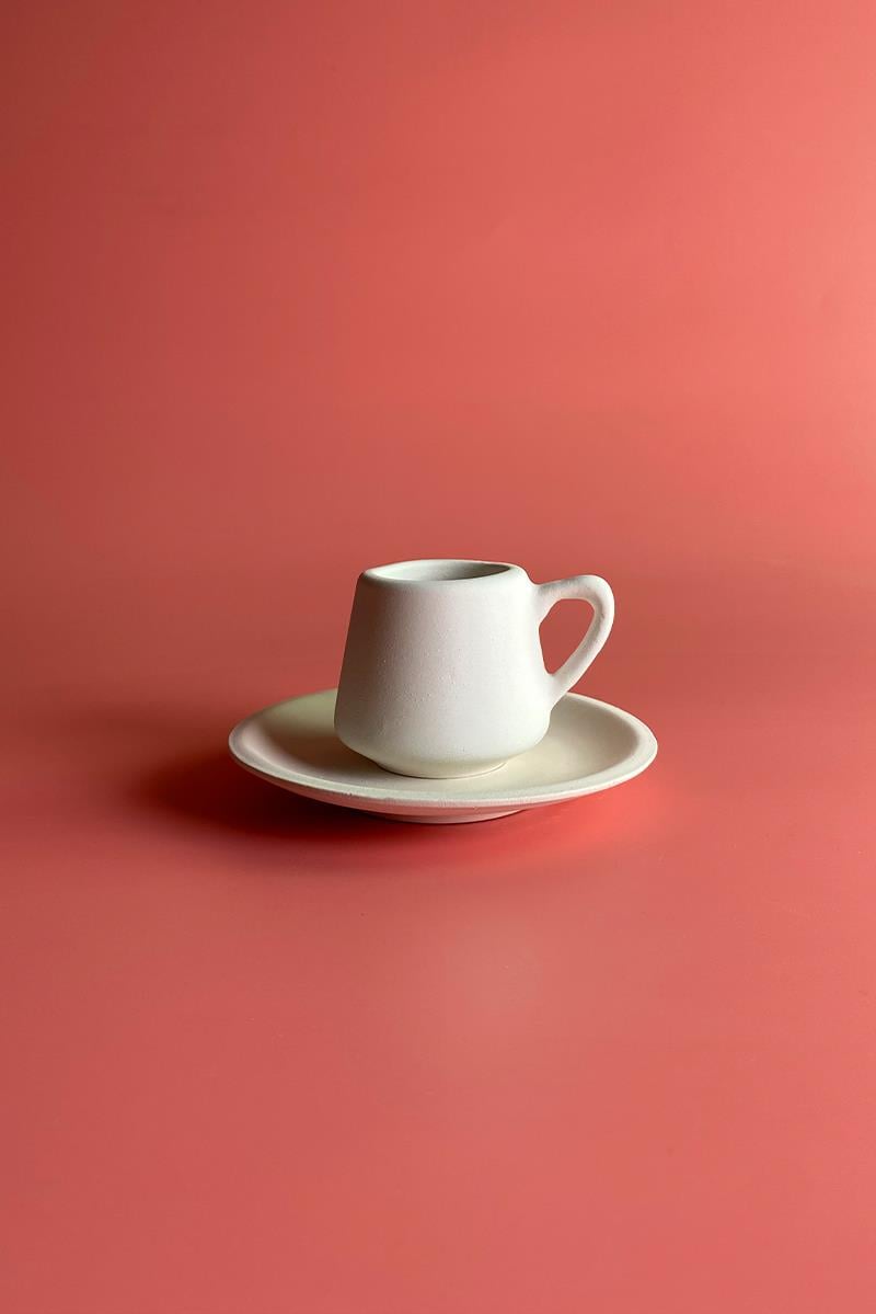 Rubi Coffee Mug Ceramic Bisque