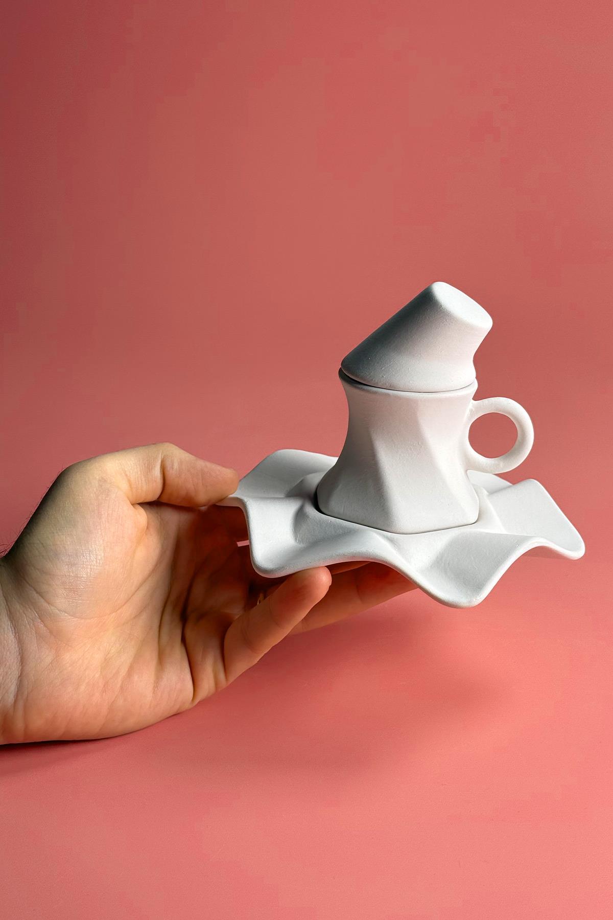Whirling Dervish Coffee Cup Plaster Mold - Ceramingo