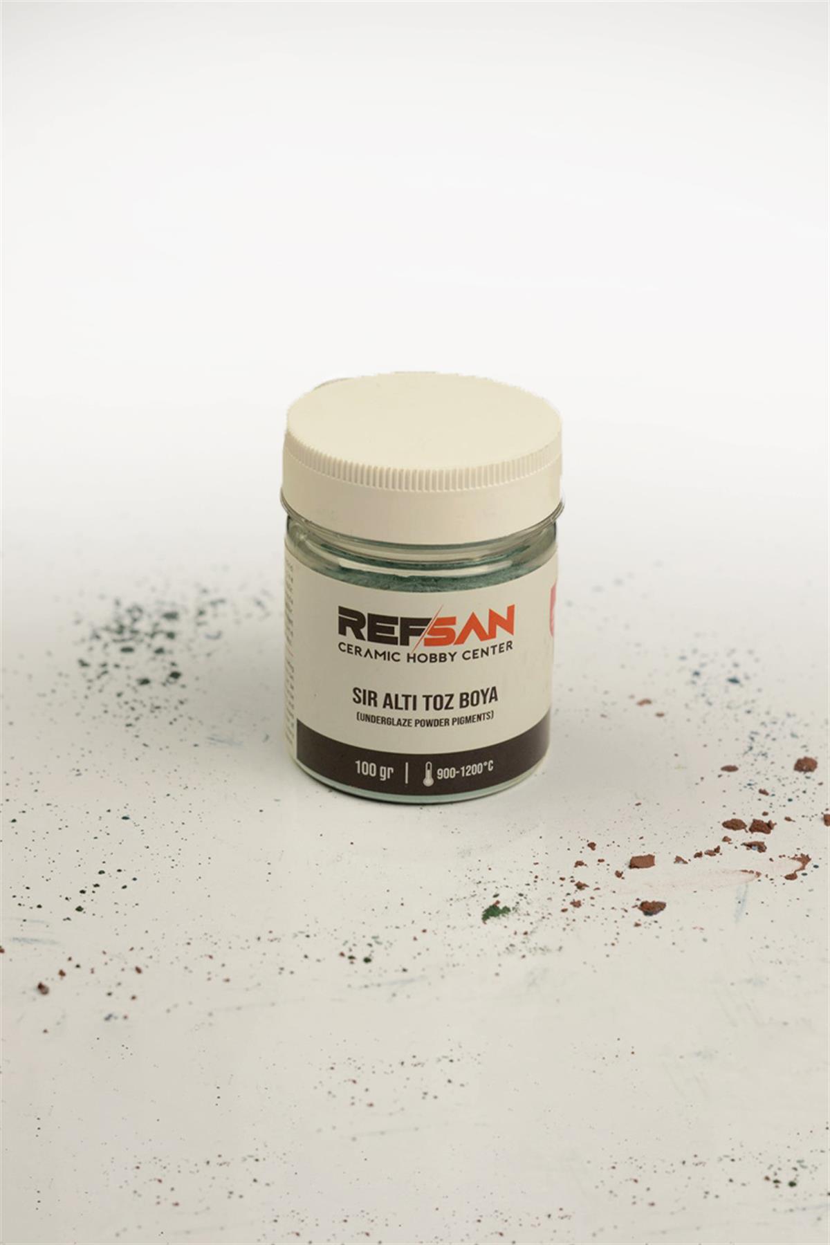 Seramik Toz Boya Sır Altı 370 Su Yeşili - Refsan