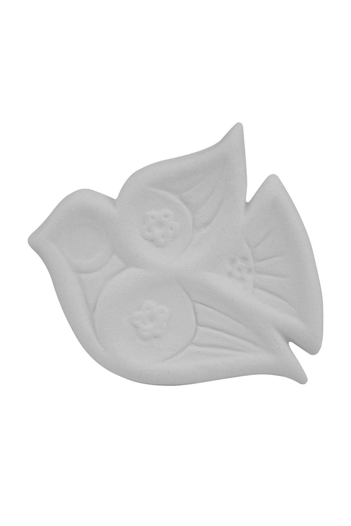 Sparrow Plaque Ceramic Bisque