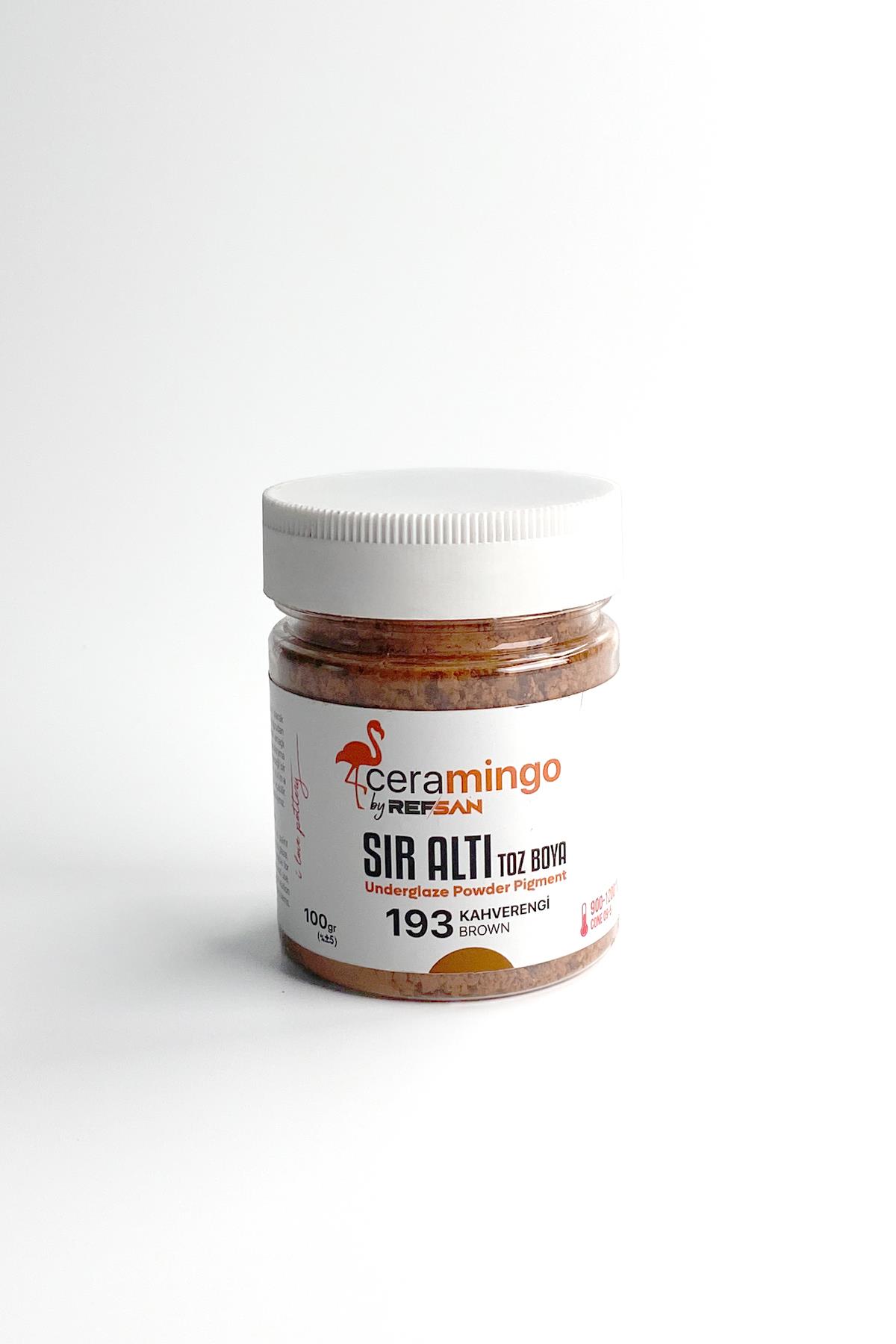 Подглазурный порошковый краситель 193 коричневый