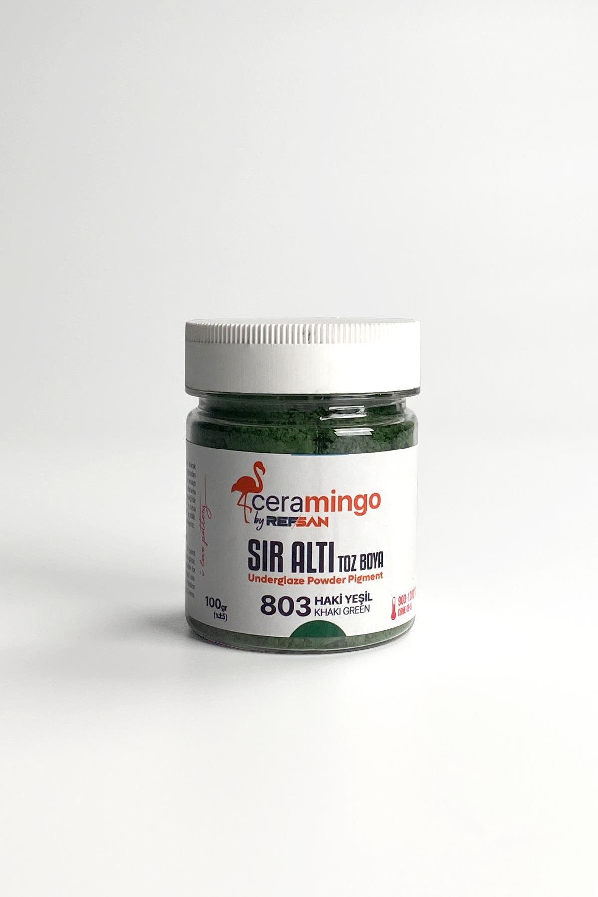 Underglaze Powder Dye 803 Khaki Green