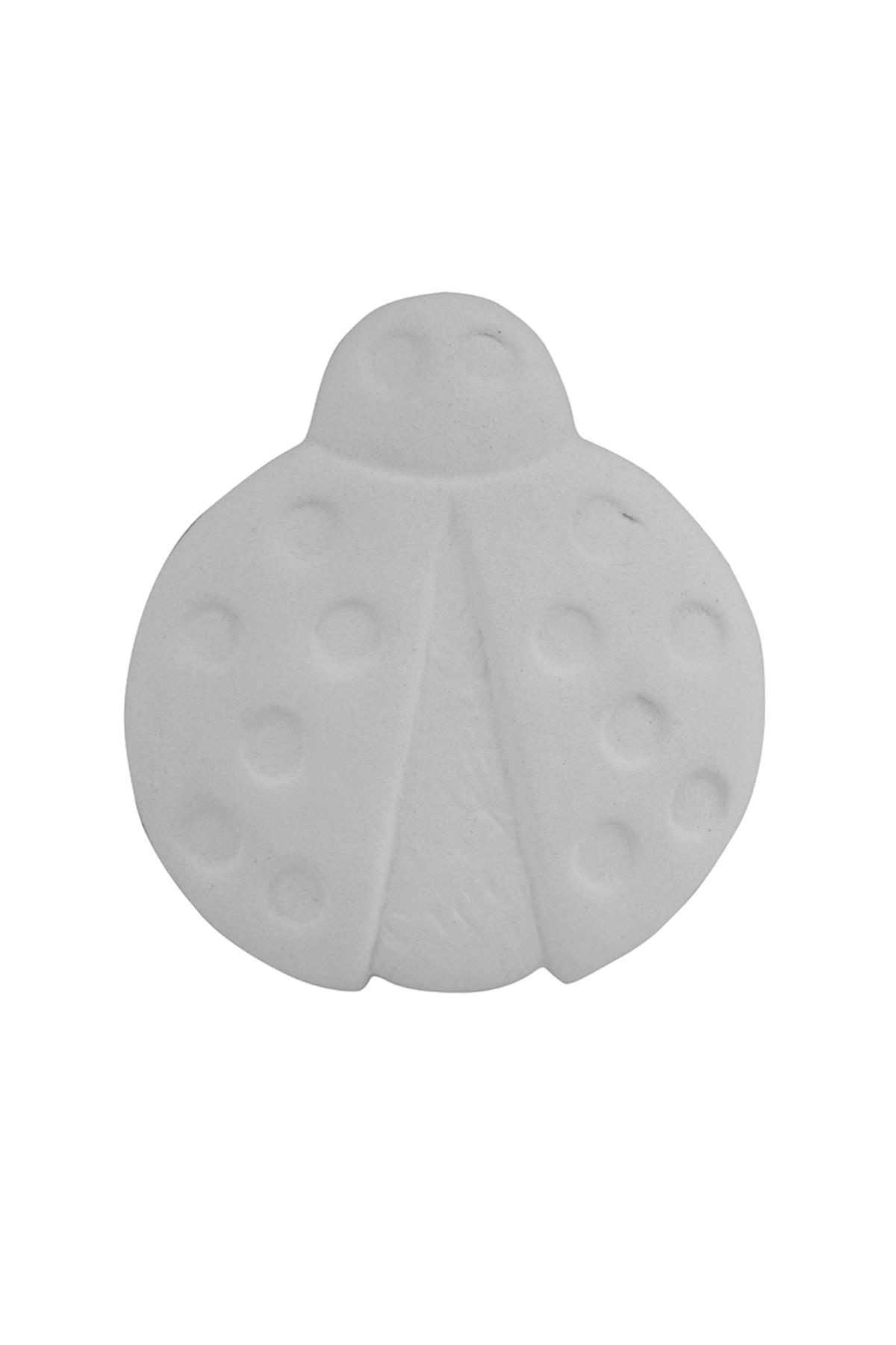 Ladybug Plaque Ceramic Bisque