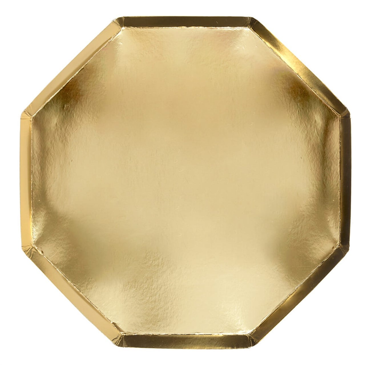 Meri Meri - Gold Plates - Altın Tabaklar - L - 8li