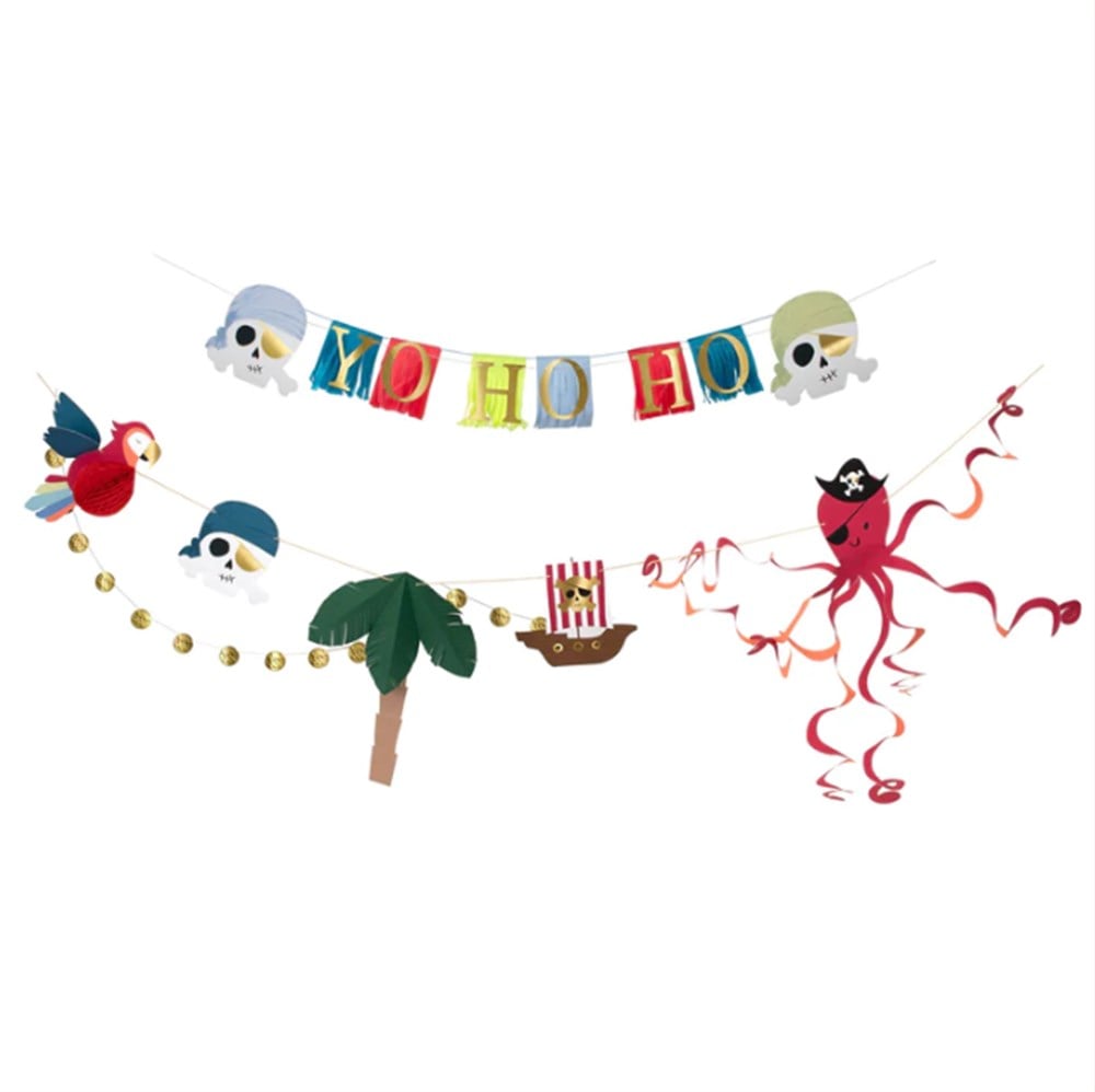 Meri Meri - Pirate Icon Garland - Korsan Asılan Süs Asılan Süsler