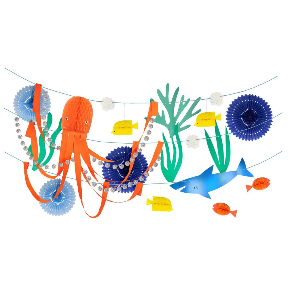 Meri Meri - Under The Sea Garland - Su Altı Dünyası Asılan Süs Asılan Süsler