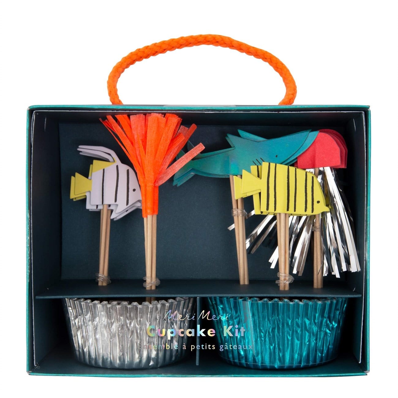 Meri Meri - Under The Sea Cupcake Kit - Su Altı Dünyası Cupcake Kit - 24lü