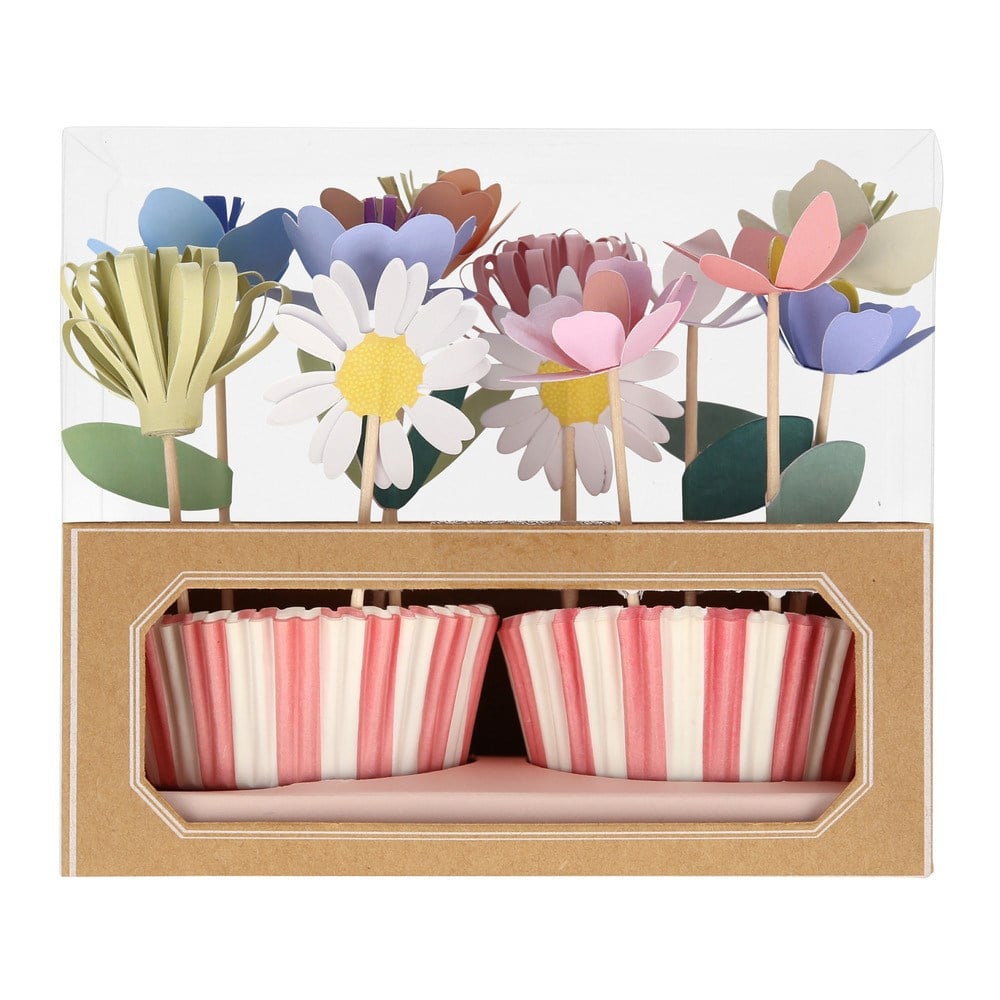 Çiçek Bahçesi Cupcake Kit (24'lü) Gizden Gelenler