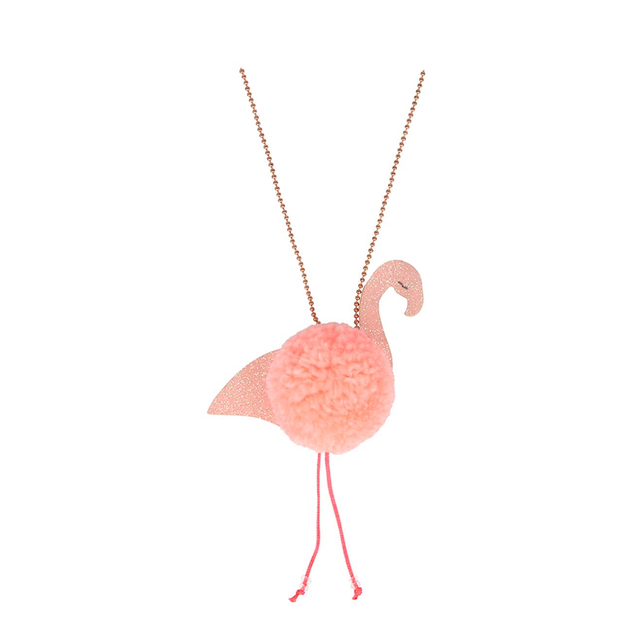 Flamingo Pom Pom Kolye Gizden Gelenler