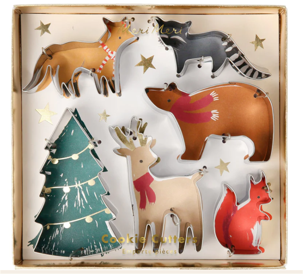Meri Meri - Christmas Motif Cookie Cutters - Yeni Yıl Kurabiye Kalıpları Gizden Gelenler