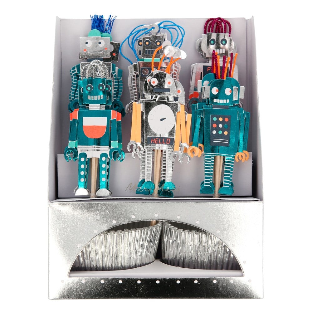 Robot Cupcake Kit (24'lü) Gizden Gelenler