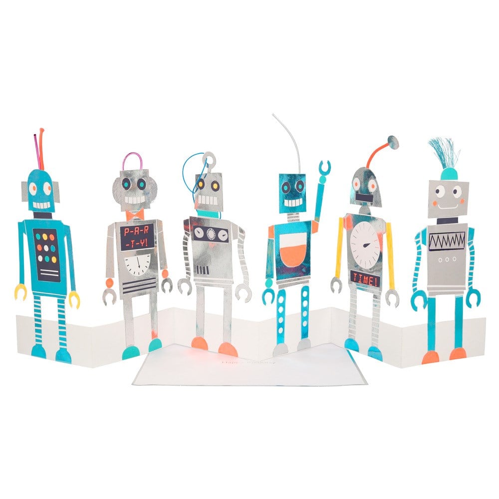 Robot Tebrik Kartı Gizden Gelenler