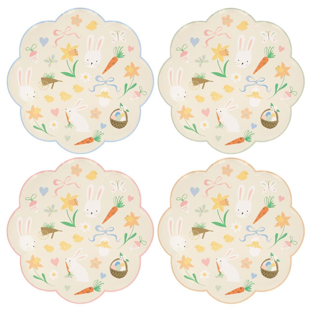 Meri Meri - Bahar Sembollü Tabaklar (L) (8'li) Kategorisiz