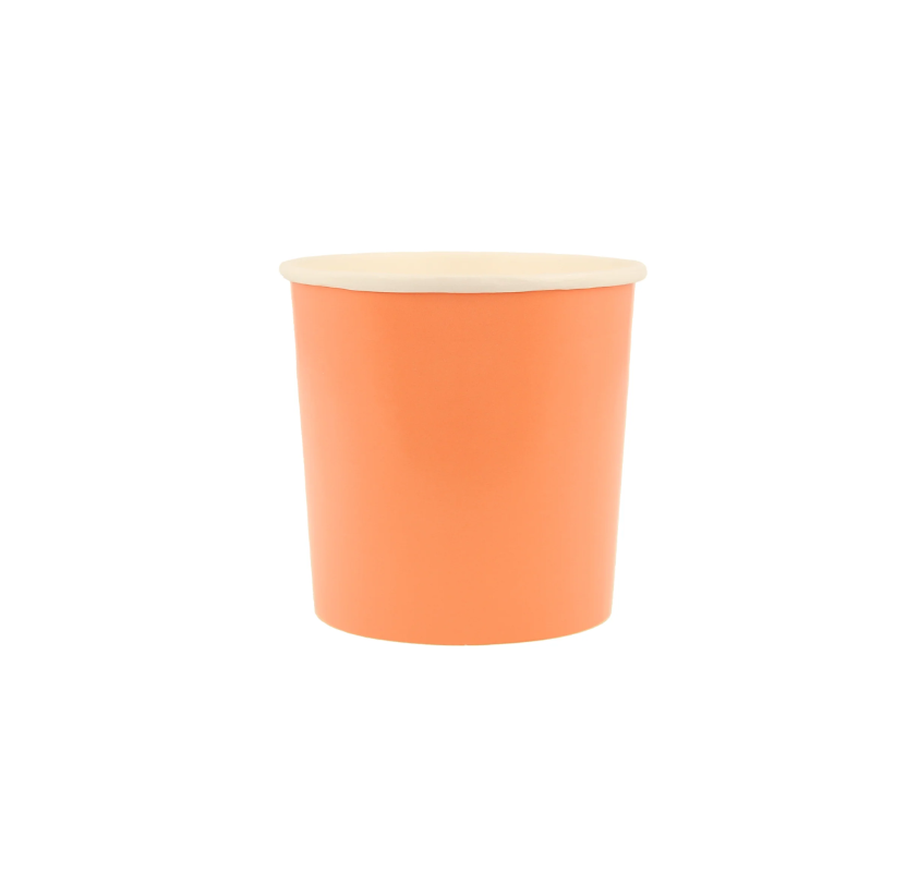 Meri Meri - Papaya Cups - Papaya Rengi Bardaklar (x8) Kategorisiz