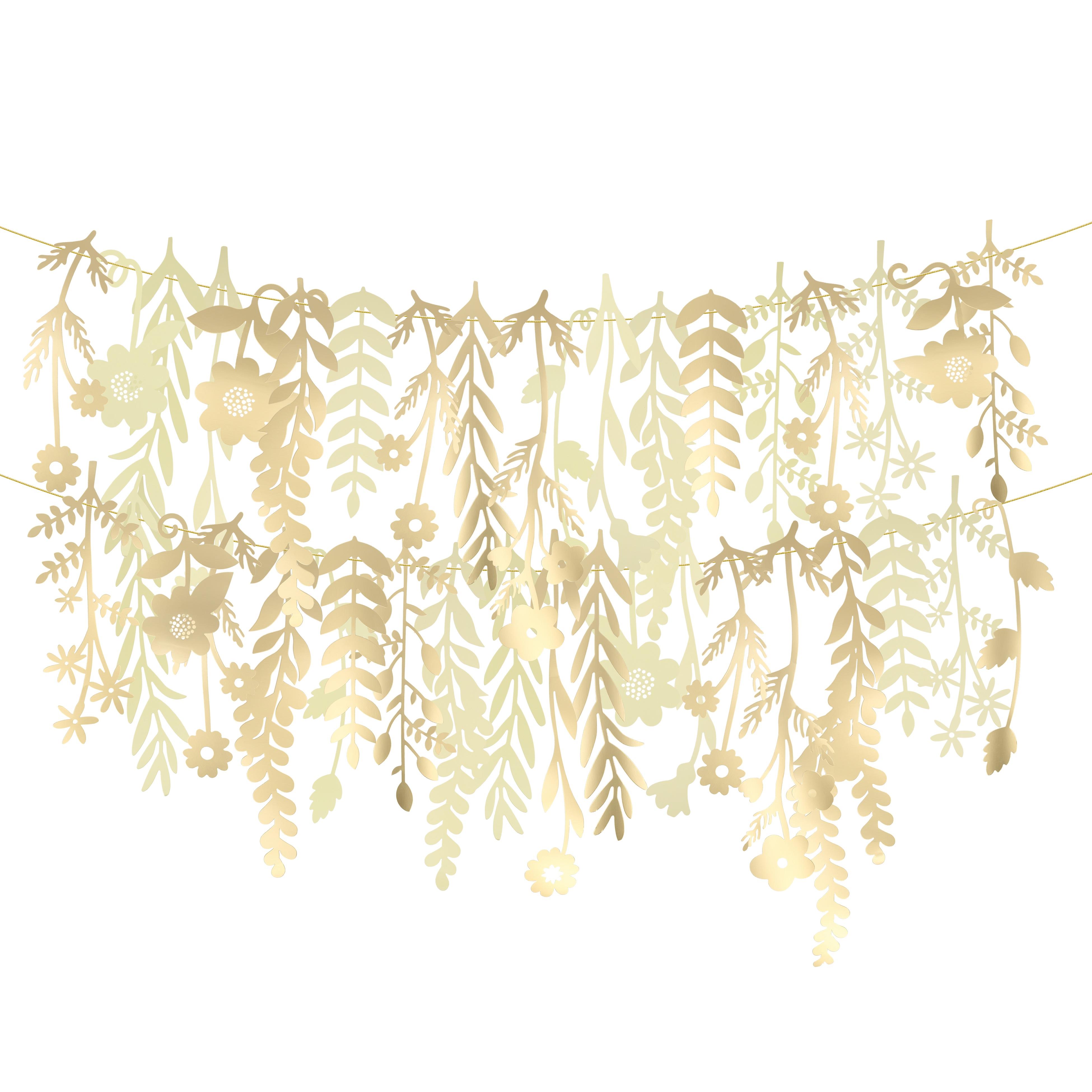 Meri MeriMeri Meri - Altın Çiçekli Arkaplan287583