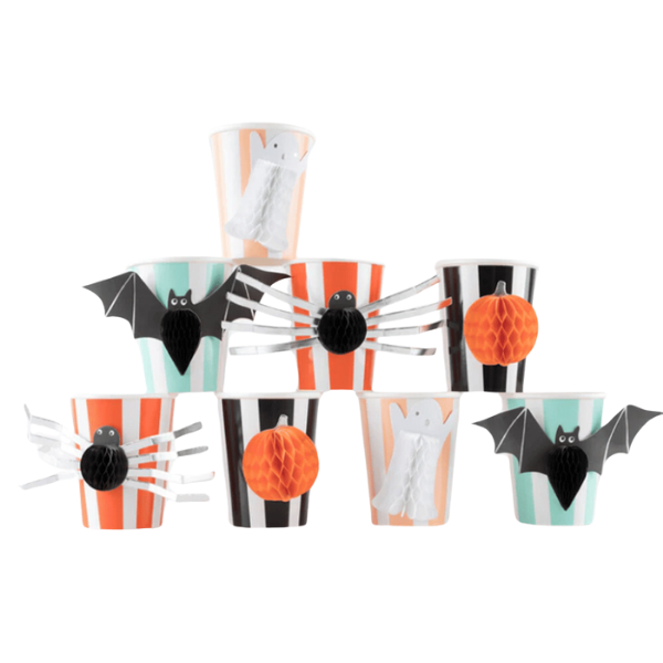 Meri MeriMeri Meri - Halloween Honeycomb Cups - Cadılar Bayramı Bardaklar (8'li)269986