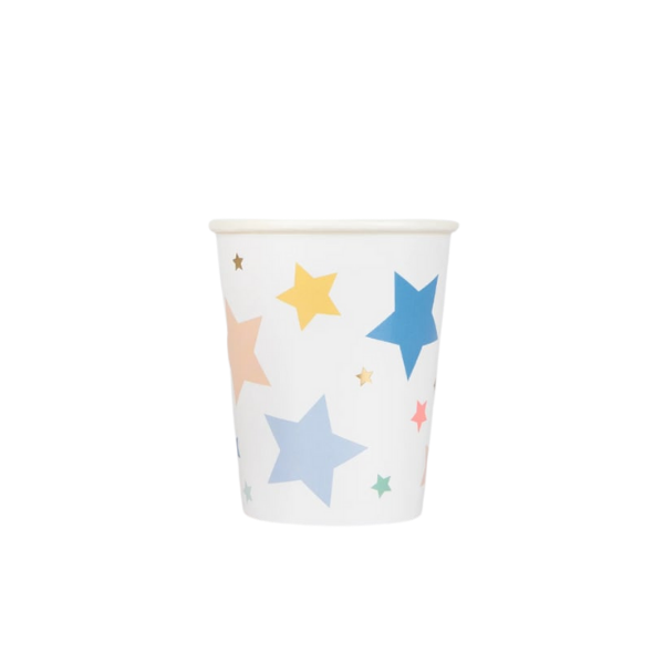 Meri MeriMeri Meri - Happy Birthday Stars Cups - Happy Birthday Yıldızlar Bardaklar (x8)275747