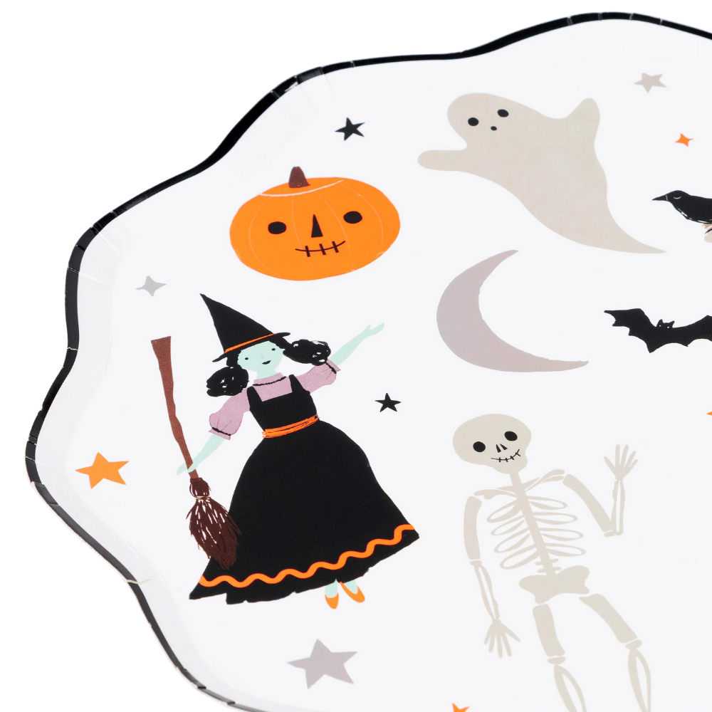 Meri MeriMeri Meri - Happy Halloween Tabaklar - L - 8 Adet289914