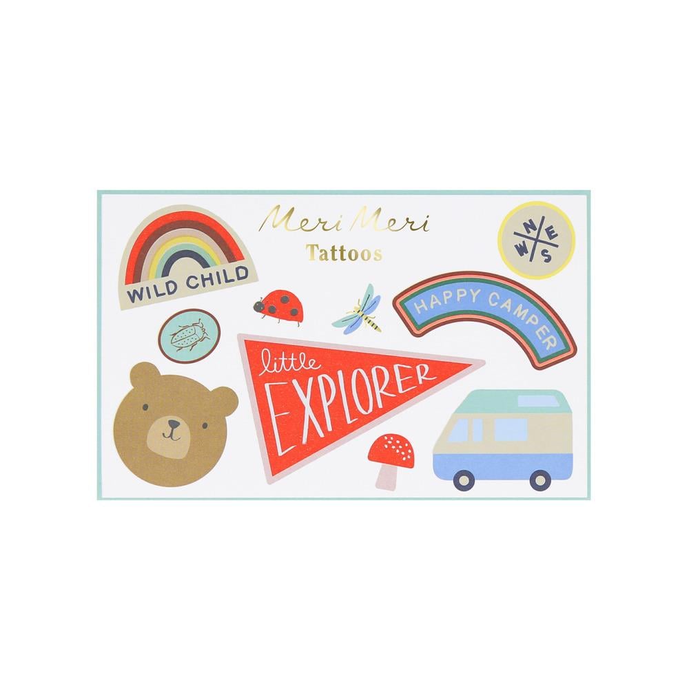 Meri MeriMeri Meri - Kamp Geçici Dövmeler - 18 Adet287547